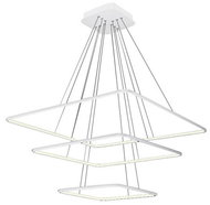LED Chandelier on Cable NIX LED/117W/230V White - Chandelier
