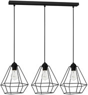 Chandelier ALMA 3xE27/60W/230V black - Chandelier
