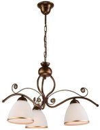 Chandelier on chain RETRO II 3xE27/60W/230V black patina - Chandelier