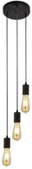Searchlight - Cable operated chandelier SQUIGGLE 3xE27/60W/230V - Chandelier