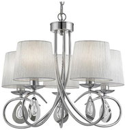 Searchlight - Chandelier on Chain ANGELIQUE 5xE14/40W/230V - Chandelier