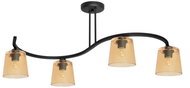 Suspended chandelier LUCEA 4xE27/60W/230V - Chandelier
