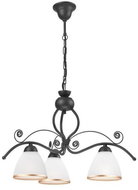 Chandelier on chain RETRO II 3xE27/60W/230V anthracite - Chandelier