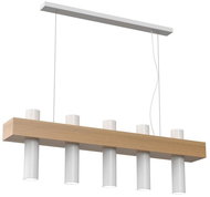 Chandelier on a wire WEST 5xGU10/25W/230V white - Chandelier