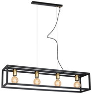 Chandelier on a cable CAGE 4xE27/60W/230V - Chandelier