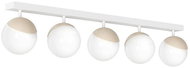 Suspended chandelier SFERA WOOD 5xE14/40W/230V - Chandelier