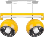 Kemar SG/KU/2/YL - Pendant lamp QUARA 2xE27/60W/230V - Chandelier