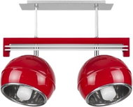 Kemar SG/KU/2/RD - Pendant lamp QUARA 2xE27/60W/230V - Chandelier