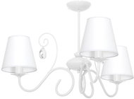 Chandelier LAURA 3xE14/60W/230V white - Chandelier