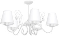 Chandelier LAURA 5xE14/60W/230V white - Chandelier