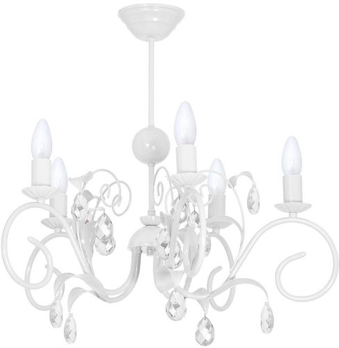 Chandelier on a pole LIVIA 5xE14/60W/230V - Chandelier - Main image