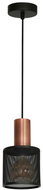 Chandelier on a wire ARES BLACK 1xE27/60W/230V - Chandelier