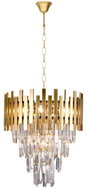 Crystal Chandelier on Chain ASPEN GOLD 9xE14/40W/230V - Chandelier