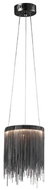 LED chandelier on cable CASCATA BLACK LED/18W/230V - Chandelier