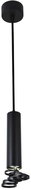 Chandelier on cable TUBA 1xGU10/50W/230V black - Chandelier