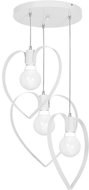 Children's chandelier LOVE 3xE27/60W/230V white - Chandelier