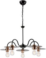 Chandelier on chain ALICE 5xE27/60W/230V - Chandelier