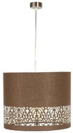 Chandelier on wire ARABESCA 1xE27/60W/230V brown - Chandelier