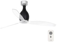 FARO 32027 - Ceiling fan MINI ETERFAN black/clear - Fan