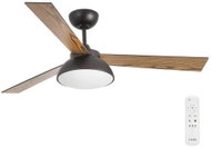 FARO 33523 - LED Ceiling Fan STRODAS LED/20W/230V black/brown - Fan