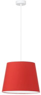 Chandelier on a wire SIRTO 1xE27/60W/230V red - Chandelier