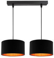 Chandelier on wire SOFIA 2xE27/60W/230V black - Chandelier