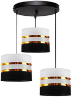 CORAL 3xE27/60W/230V black and white - Chandelier