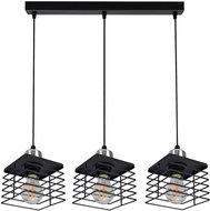 Chandelier on a cable QUATRO 3xE27/60W/230V - Chandelier