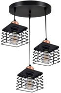 Chandelier on a cable QUATRO 3xE27/60W/230V - Chandelier