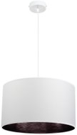 Chandelier on wire GLEAM 1xE27/60W/230V white/black - Chandelier