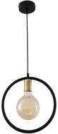 Chandelier on cable CIRCLE M 1xE27/60W/230V black/patina - Chandelier