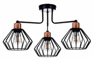 Pendant chandelier PORTO 3xE27/40W/230V - Chandelier