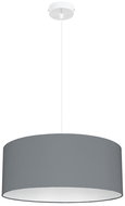 WERT 1xE27/60W/230V grey chandelier on cable - Chandelier