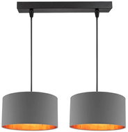 Chandelier on wire SOFIA 2xE27/60W/230V grey - Chandelier