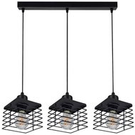 Chandelier on a cable QUATRO 3xE27/60W/230V - Chandelier