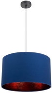 Chandelier on wire GLEAM 1xE27/60W/230V blue - Chandelier