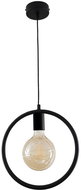 Chandelier on cable CIRCLE M 1xE27/60W/230V black - Chandelier