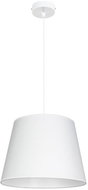 Chandelier on a wire SIRTO 1xE27/60W/230V white - Chandelier