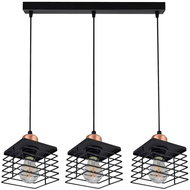 Chandelier on a cable QUATRO 3xE27/60W/230V - Chandelier