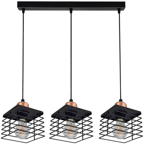 Chandelier on a cable QUATRO 3xE27/60W/230V - Chandelier - Main image