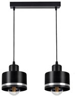 Chandelier on wire BODO SILVER 2xE27/60W/230V - Chandelier