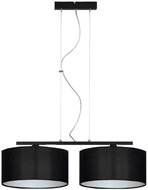 Chandelier on wire ASTRA 2xE27/60W/230V black - Chandelier