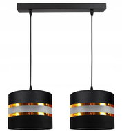 CORAL 2xE27/60W/230V black - Chandelier