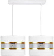 Chandelier on wire LIND 2xE27/60W/230V white - Chandelier