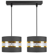 Chandelier on wire LIND 2xE27/60W/230V black - Chandelier