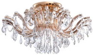 CHIARO - Crystal Surface-mounted Chandelier LUISA 6xE14/60W/230V - Chandelier