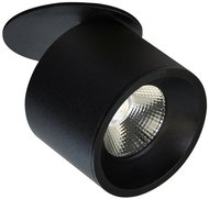 LED Recessed Spotlight HARON 1xLED/15W/230V Black - Spot Lighting