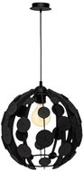Chandelier GAIA 1xE27/60W/230V black, 30 cm - Chandelier