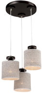 Chandelier on a wire ROSA 3xE27/60W/230V - Chandelier