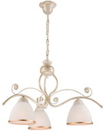 Chandelier on chain RETRO II 3xE27/60W/230V white patina - Chandelier